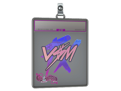 Item Sticker Slab | v$m (Holo) | Paris 2023