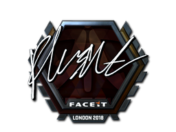 Item Sticker | flusha (Foil) | London 2018