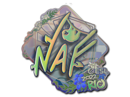 Item Sticker | NAF (Holo) | Rio 2022