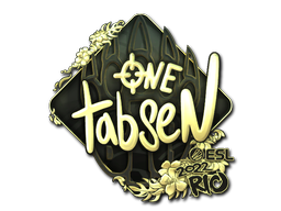 Item Sticker | tabseN (Gold) | Rio 2022