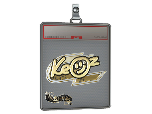 Item Sticker Slab | Keoz (Gold) | Paris 2023