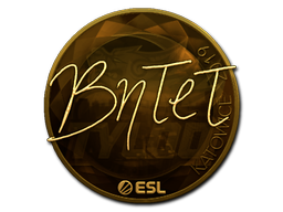 Item Sticker | BnTeT (Gold) | Katowice 2019