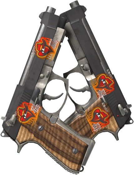 Item Dual Berettas | Black Limba