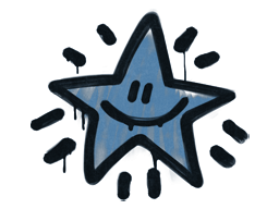 Item Graffiti | Shining Star (Monarch Blue)