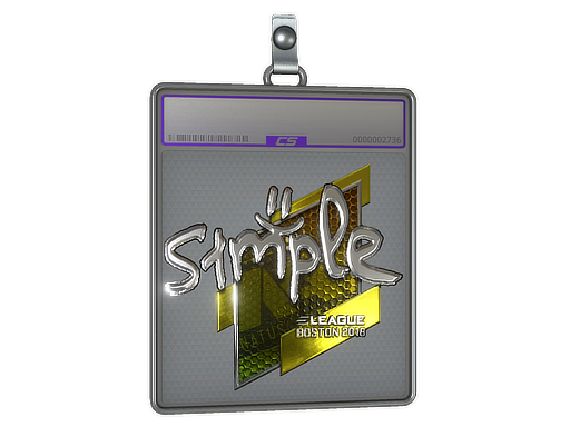 Item Sticker Slab | s1mple (Foil) | Boston 2018