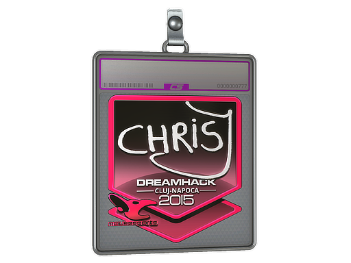 Item Sticker Slab | chrisJ (Foil) | Cluj-Napoca 2015