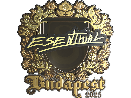 Item Sticker | esenthial (Gold) | Budapest 2025