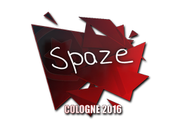 Item Sticker | spaze | Cologne 2016