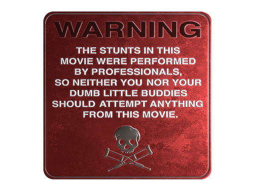 Item Sticker | WARNING (Foil)