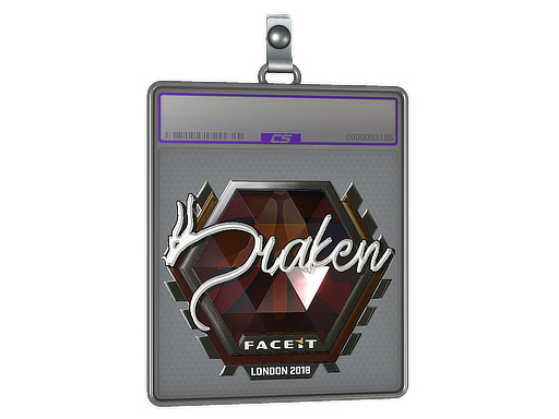 Item Sticker Slab | draken (Foil) | London 2018