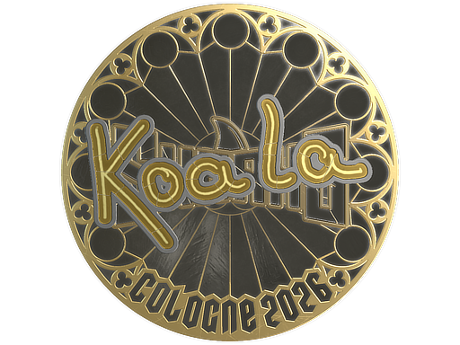 Item Sticker | koala (Gold) | Cologne 2026