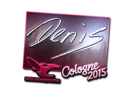 Item Sticker | denis (Foil) | Cologne 2015