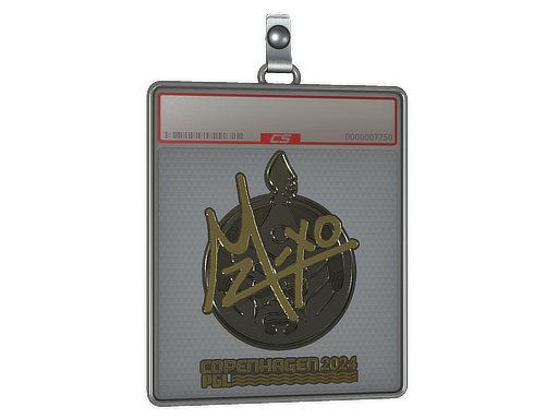 Item Sticker Slab | mzinho (Gold) | Copenhagen 2024