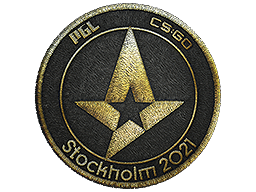 Item Patch | Astralis (Gold) | Stockholm 2021