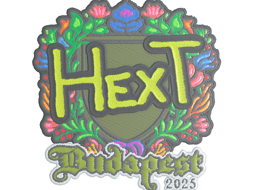 Item Sticker | HexT (Embroidered) | Budapest 2025