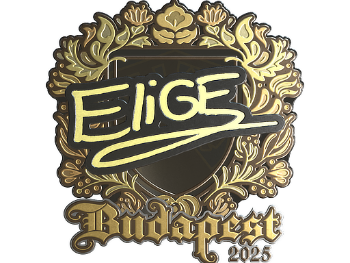 Item Sticker | EliGE (Gold) | Budapest 2025