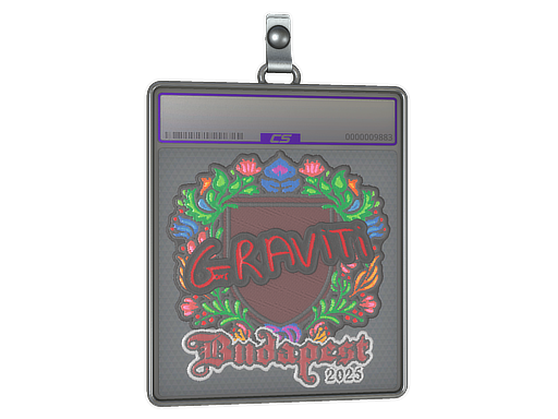Item Sticker Slab | Graviti (Embroidered) | Budapest 2025