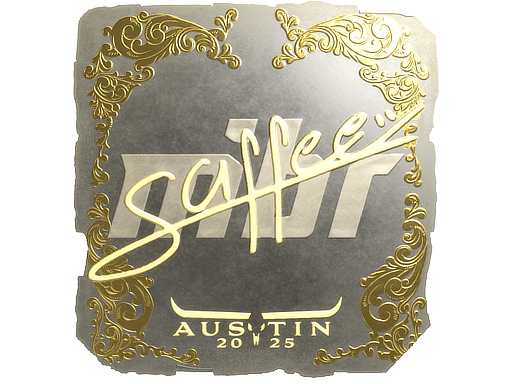 Item Sticker | saffee (Gold) | Austin 2025