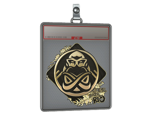 Item Sticker Slab | ENCE (Gold) | Rio 2022