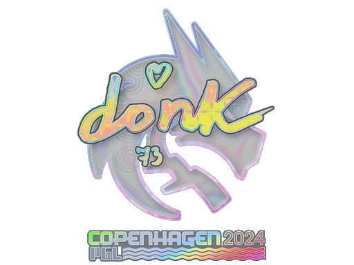 Item Sticker | donk (Holo) | Copenhagen 2024