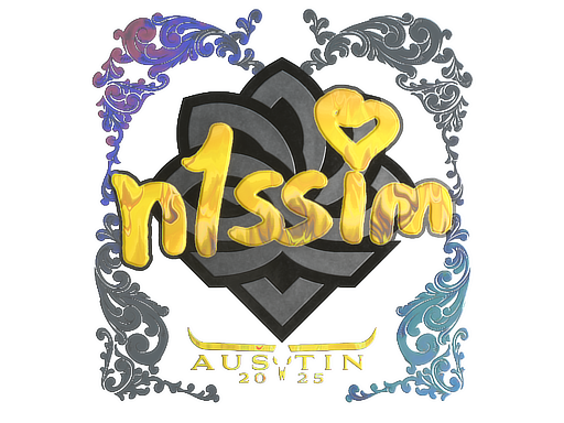 Item Sticker | n1ssim (Holo) | Austin 2025