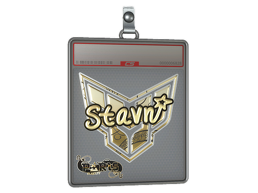Item Sticker Slab | stavn (Gold) | Paris 2023