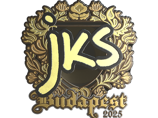 Item Sticker | jks (Gold) | Budapest 2025