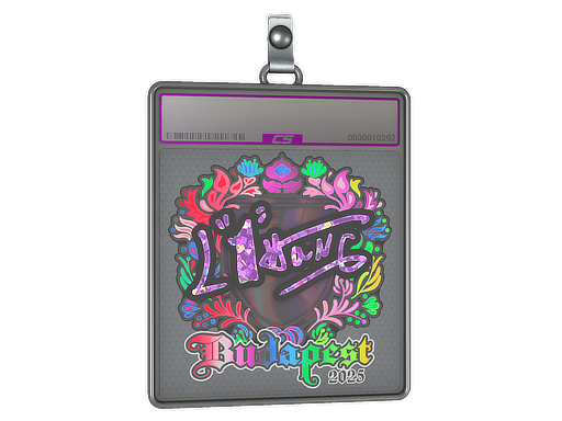 Item Sticker Slab | L1haNg (Holo) | Budapest 2025