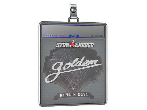 Item Sticker Slab | Golden | Berlin 2019