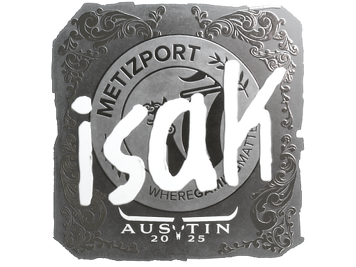 Item Sticker | isak (Foil) | Austin 2025