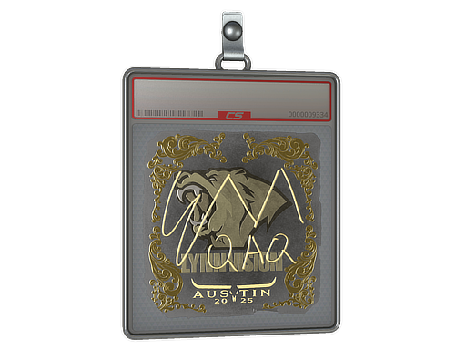 Item Sticker Slab | EmiliaQAQ (Gold) | Austin 2025