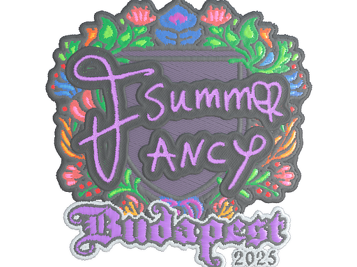 Item Sticker | Summer (Embroidered) | Budapest 2025