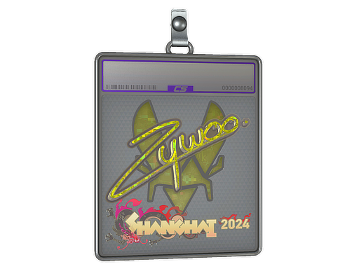 Item Sticker Slab | ZywOo (Glitter) | Shanghai 2024