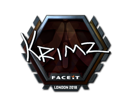 Item Sticker | KRIMZ (Foil) | London 2018
