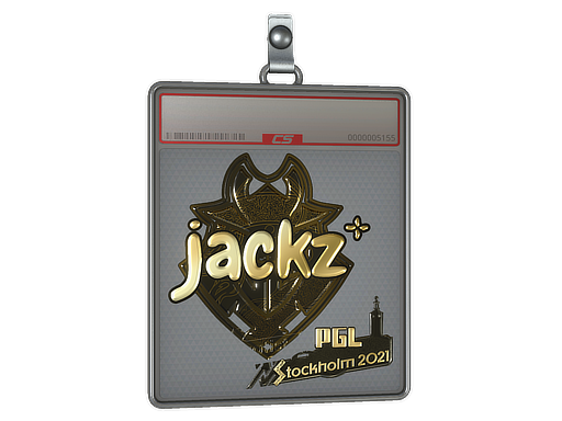 Item Sticker Slab | JACKZ (Gold) | Stockholm 2021