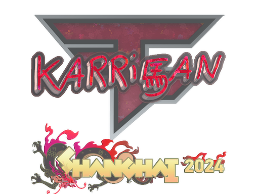 Item Sticker | karrigan (Glitter) | Shanghai 2024