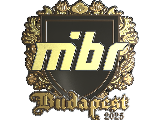 Item Sticker | MIBR (Gold) | Budapest 2025