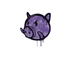 Item Graffiti | Piggles (Monster Purple)