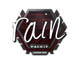 Item Sticker | rain | London 2018