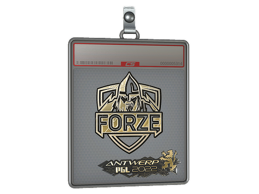Item Sticker Slab | forZe eSports (Gold) | Antwerp 2022