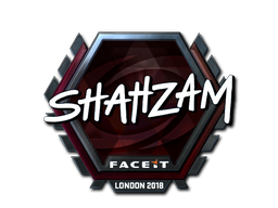 Item Sticker | ShahZaM (Foil) | London 2018