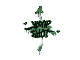 Item Sealed Graffiti | Jump Shot (Jungle Green)