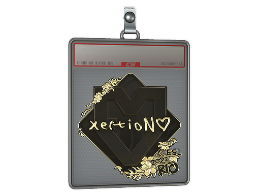 Item Sticker Slab | xertioN (Gold) | Rio 2022