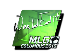 Item Sticker | WorldEdit (Foil) | MLG Columbus 2016