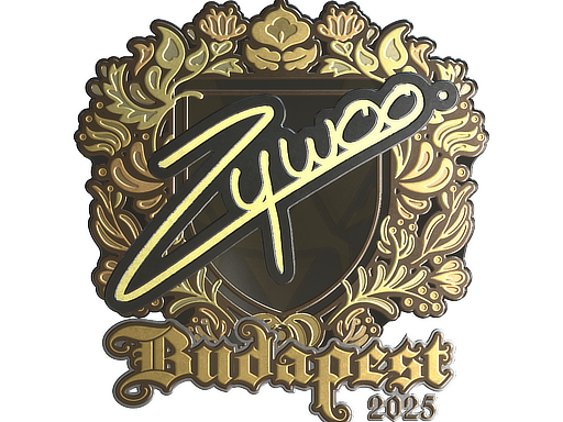 Item Sticker | ZywOo (Gold) | Budapest 2025