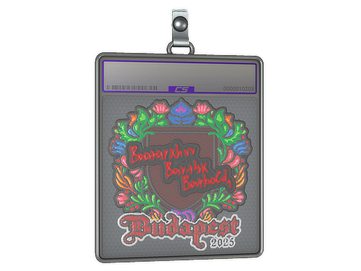 Item Sticker Slab | Bart4k (Embroidered) | Budapest 2025