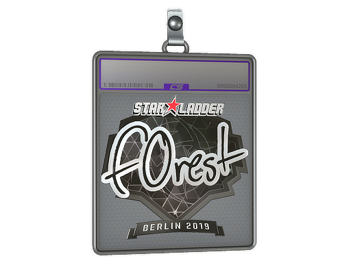 Item Sticker Slab | f0rest (Foil) | Berlin 2019