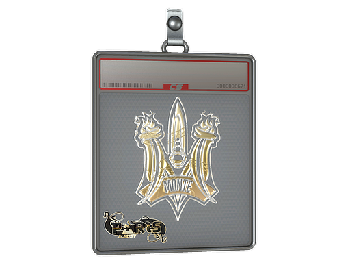 Item Sticker Slab | Monte (Gold) | Paris 2023