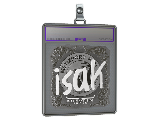 Item Sticker Slab | isak (Foil) | Austin 2025