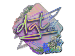 Cosmetic Sticker | dgt (Holo) | Rio 2022 of Craft